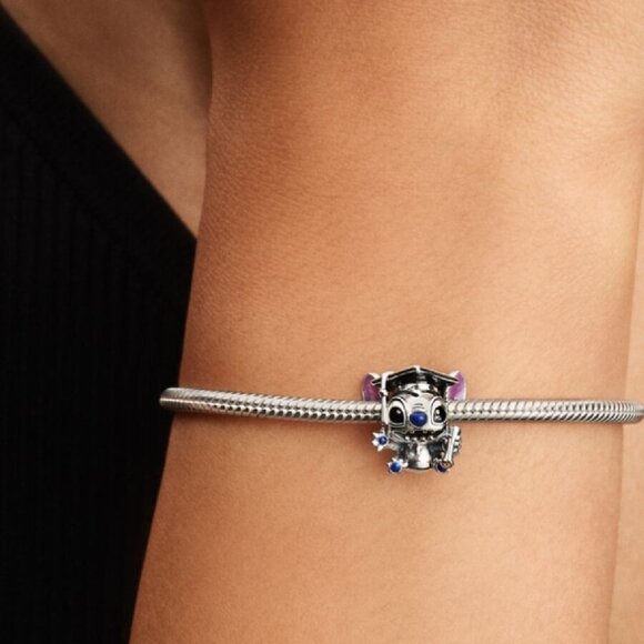 Pandora Disney Stitch Graduation Charm|Pendant - Picture 2 of 2